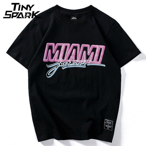 T-Shirt Cotton Hip Hop Miami