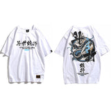 Hip Hop T Shirt Men Snake Chinese Charater