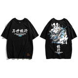 Hip Hop T Shirt Men Snake Chinese Charater